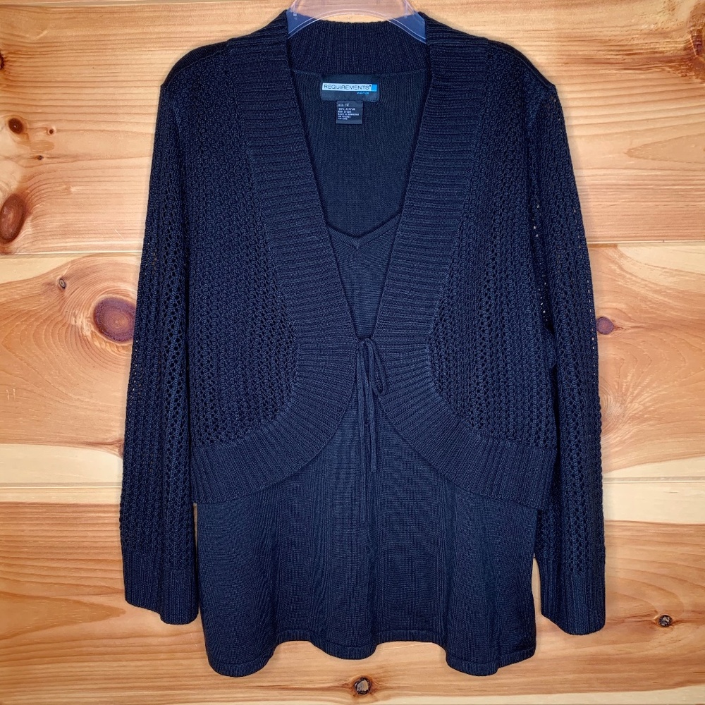 Requirements 1X Black Sweater